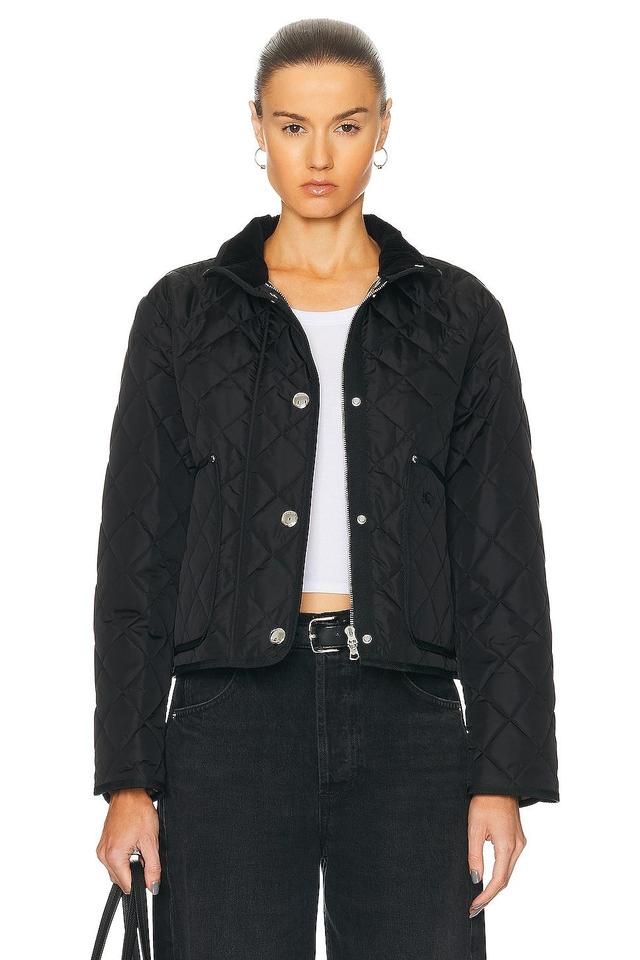 Burberry Humbie Crop Quilted Jacket Product Image