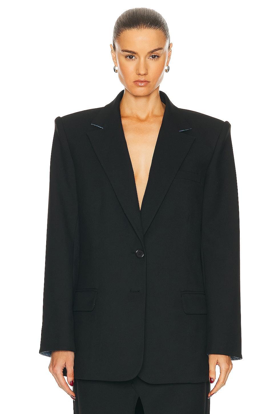 SER.O.YA Winona Blazer in Black. Product Image