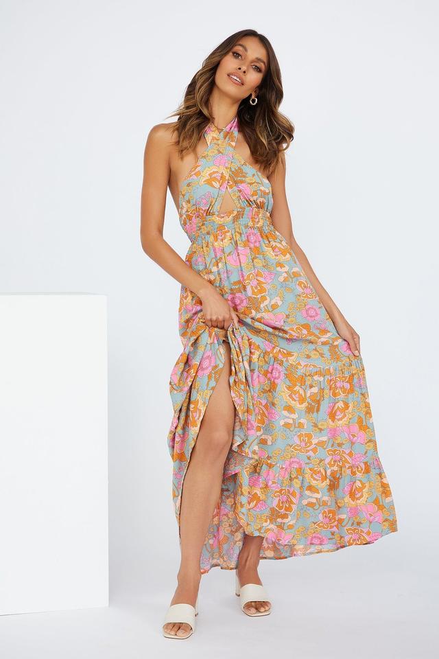 Important Piece Maxi Dress Sage Product Image