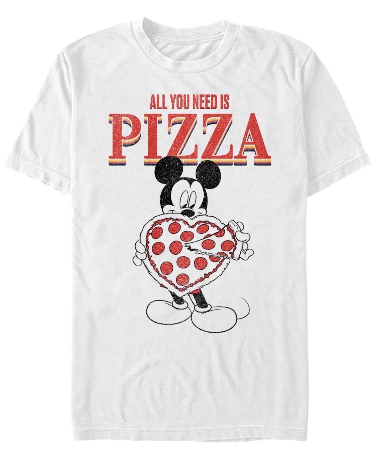 Disneys Mickey & Friends Mickey All You Need Is Pizza Mens Tee Product Image