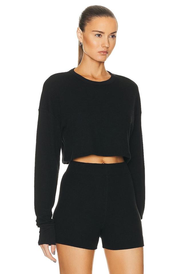 Eterne Cropped Oversized Thermal Top Product Image