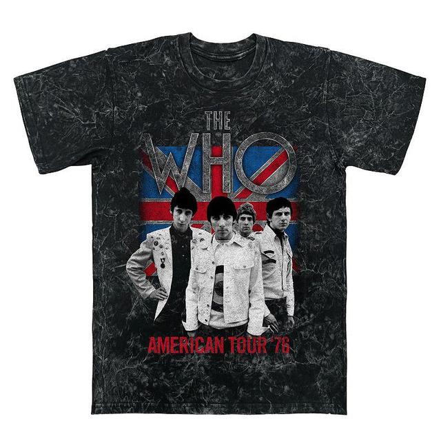 Mens The Who American Tour 76 Mineral Wash Graphic Tee Product Image