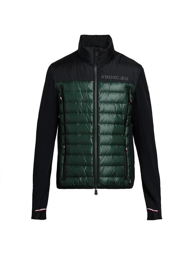 Mens Combo Knit Puffer Down Jacket Product Image