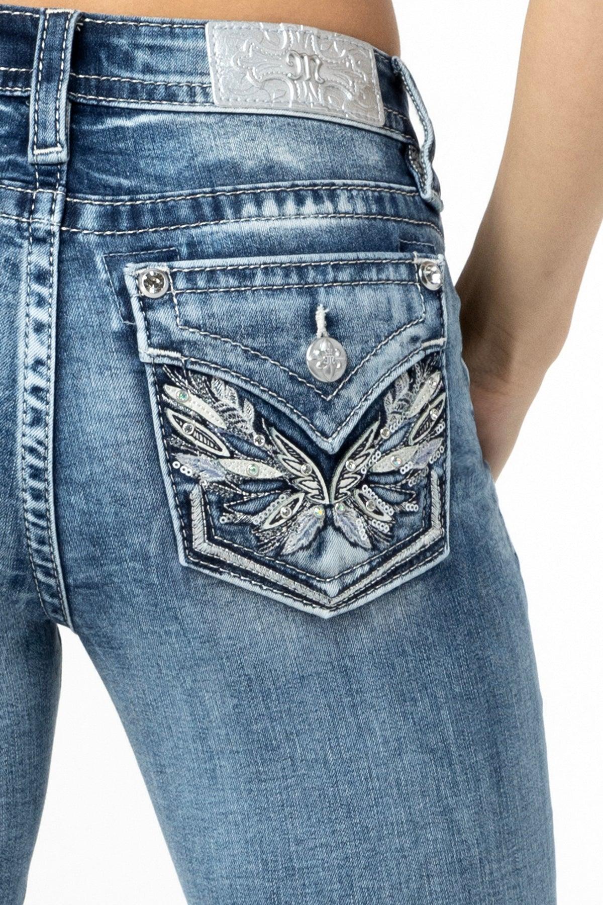 Pop Wing Skinny Jeans Product Image