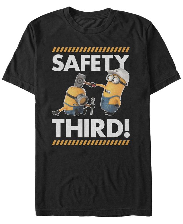 Fifth Sun Minions Mens Safety Third Short Sleeve T-Shirt Product Image