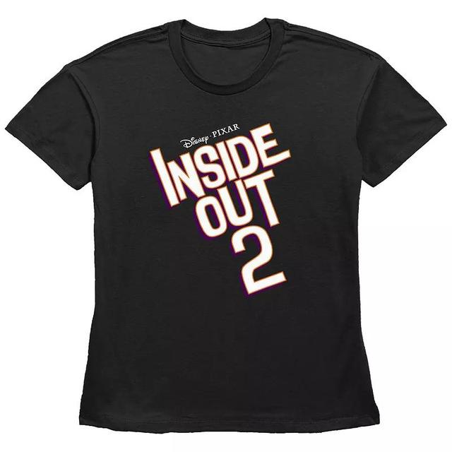 Disney / Pixars Inside Out 2 Title Womens Graphic Tee Product Image