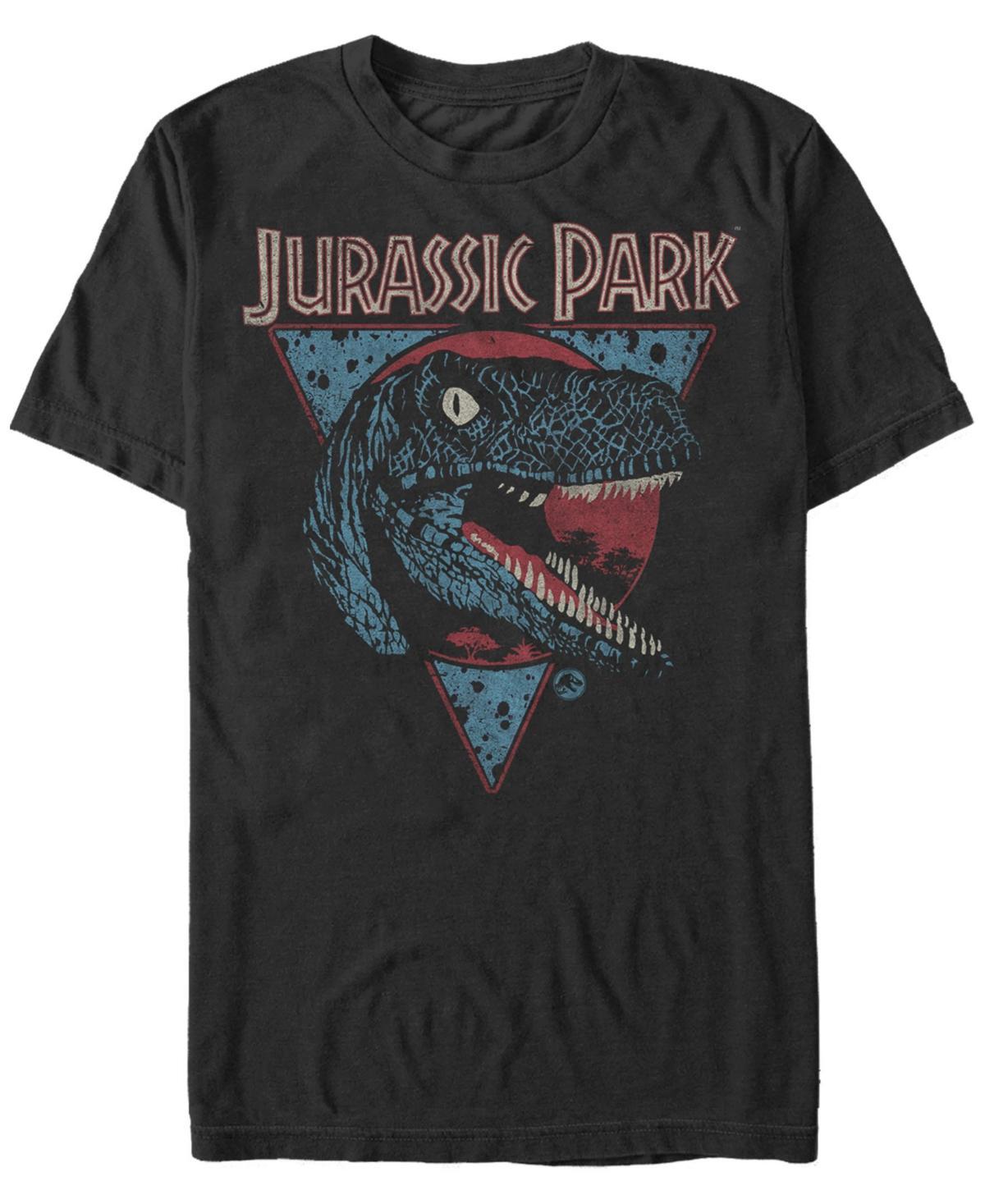 Fifth Sun Jurassic Park Mens Retro Raptor Short Sleeve T-Shirt Product Image