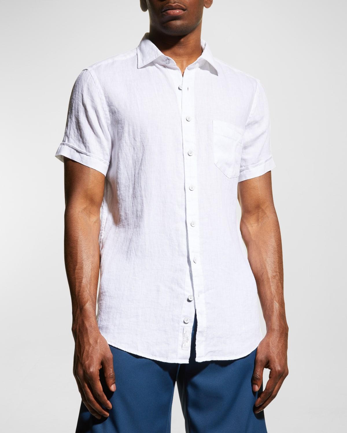 Rodd & Gunn Ellerslie Short Sleeve Linen Button-Up Shirt Product Image