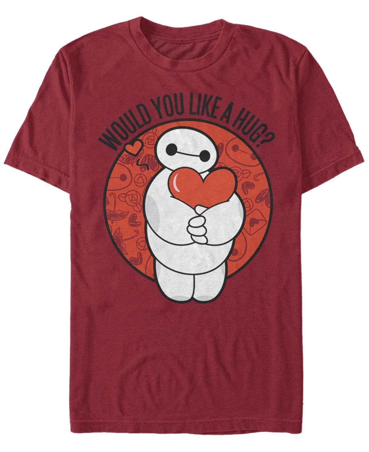 Mens Disney Big Hero 6 Baymax Hug Valentines Day Tee Product Image