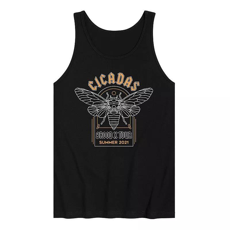 Mens Cicada Brood Xrood X Tour Tank Top Product Image