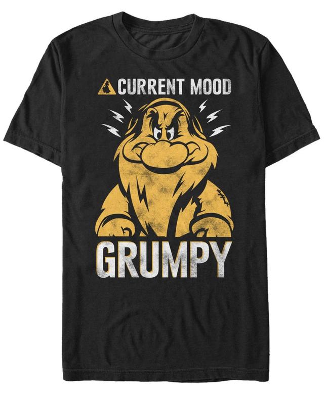 Mens Disneys Snow White Grumpy Dwarf Current Mood Tee Product Image