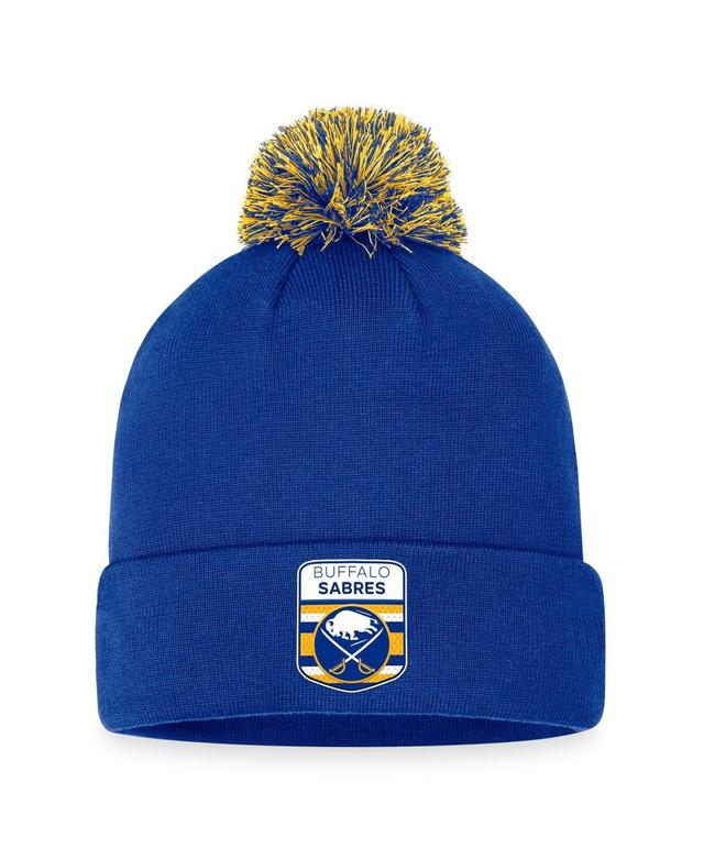 Mens Fanatics Royal Buffalo Sabres 2023 Nhl Draft Cuffed Knit Hat with Pom Product Image