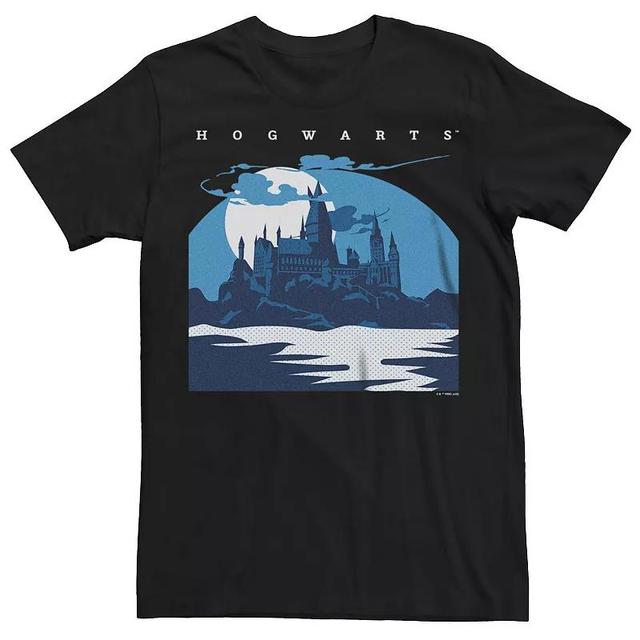 Big & Tall Harry Potter Hogwarts Landscape Paint Tee, Mens Product Image