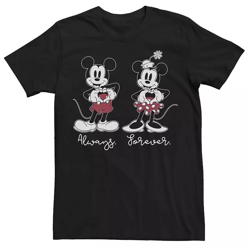 Mens Disney Mickey & Minnie Mouse Always Forever Tee Product Image