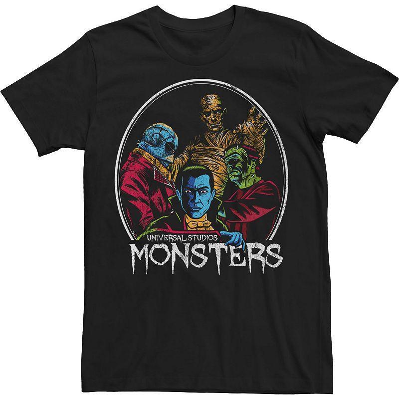 Big & Tall Universal Monsters Monster Frame Poster Tee, Mens Product Image