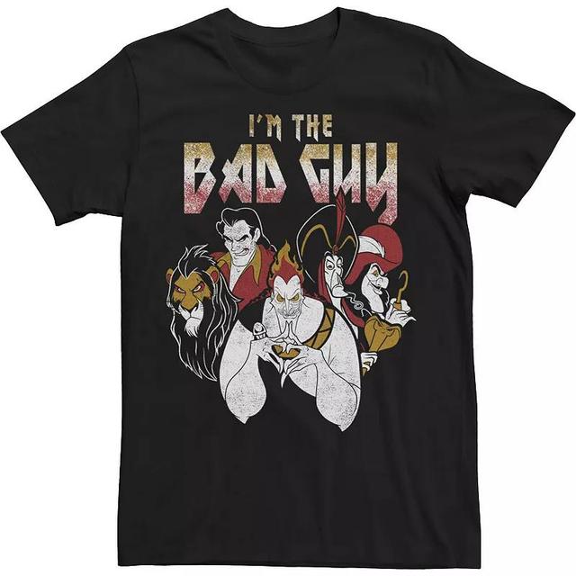 Big & Tall Disney Villains Im The Bad Guy Group Portrait Tee, Mens Product Image