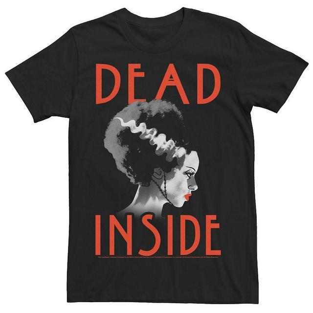 Mens Universal Monsters Bride Of Frankenstein Dead Inside Profile Graphic Tee Product Image