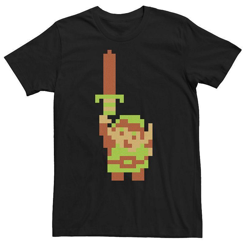 Mens Zelda Link Pixel Sword Tee Product Image