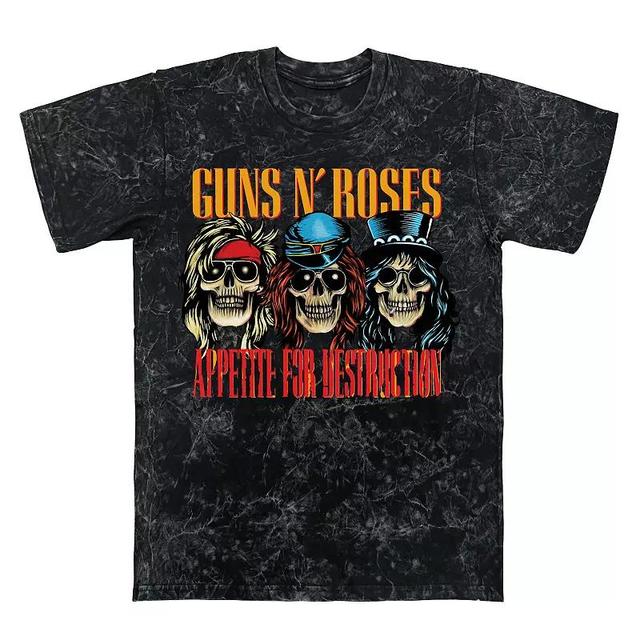 Mens Guns N Roses Skulls Graphic Tee Product Image