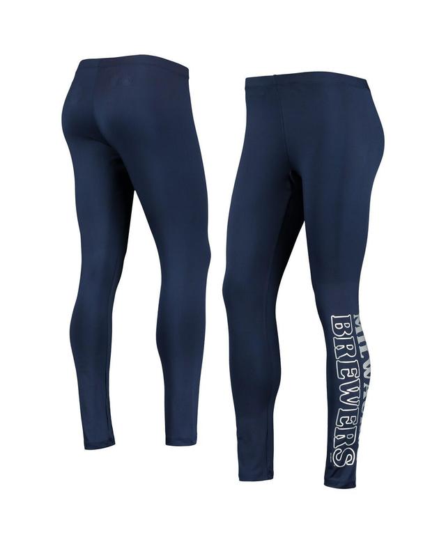 Womens G-III 4Her by Carl Banks Milwaukee Brewers Stadium Lightweight Leggings Blue Product Image