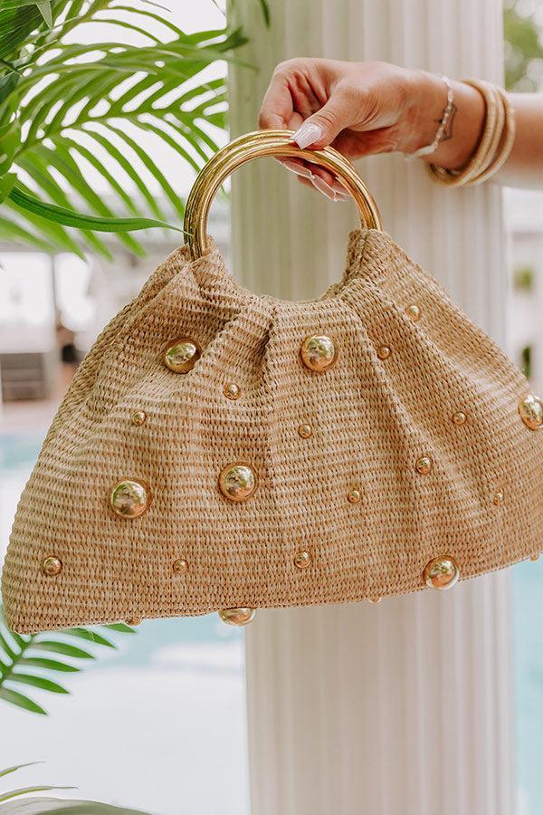 Oceanside Glam Woven Purse Product Image