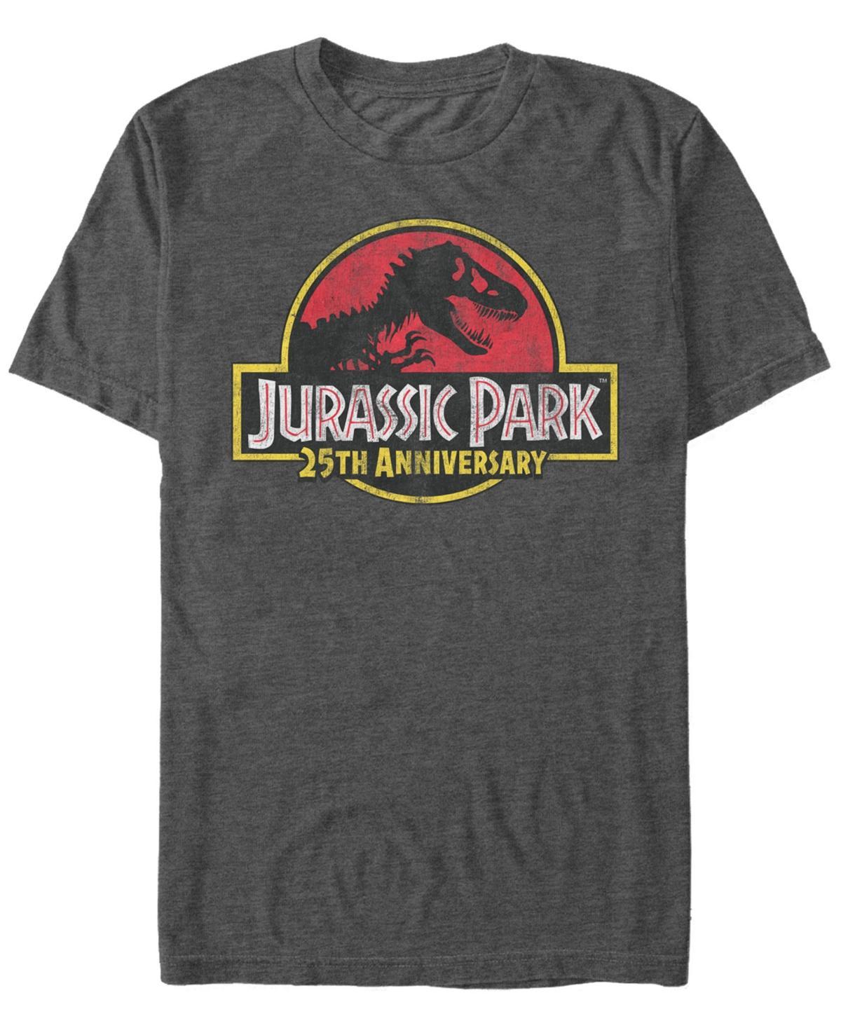 Fifth Sun Jurassic Park Mens 25th Anniversary Logo Short Sleeve T-Shirt Product Image