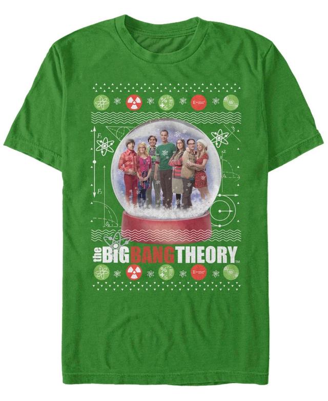 Mens The Big Bang Theory Christmas Snow Globe Tee Product Image