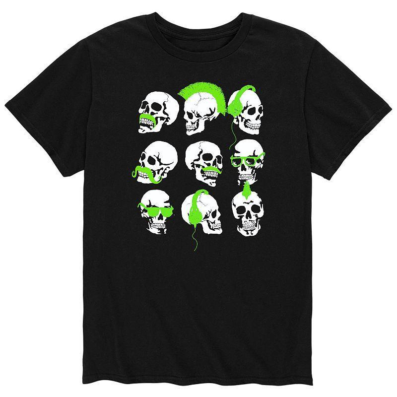 Mens Skull Crew Graphic Tee Product Image