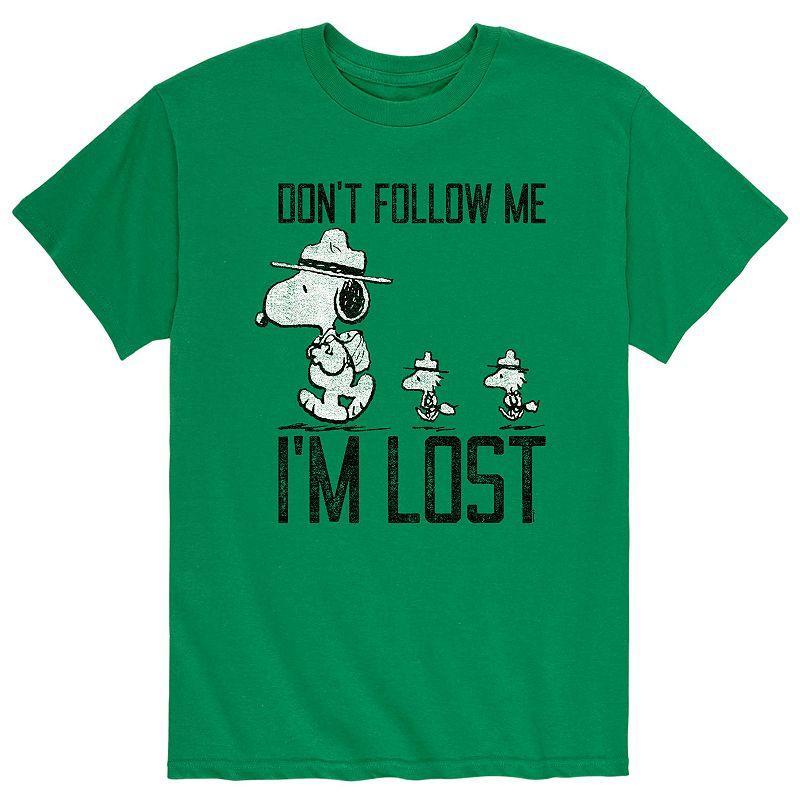 Mens Peanuts Snoopy Dont Follow Me Tee Product Image