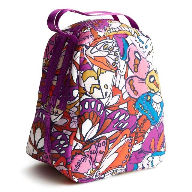 Vera Bradley Lunch Bag Women in Flutter Purple/White Product Image