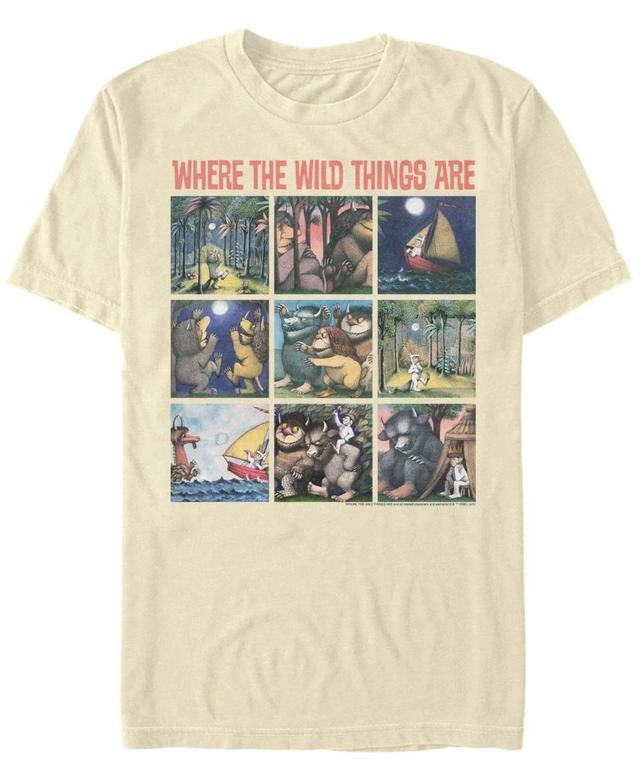 Mens Where The Wild Things Are 9 Box Scene Short Sleeve T-shirt Product Image