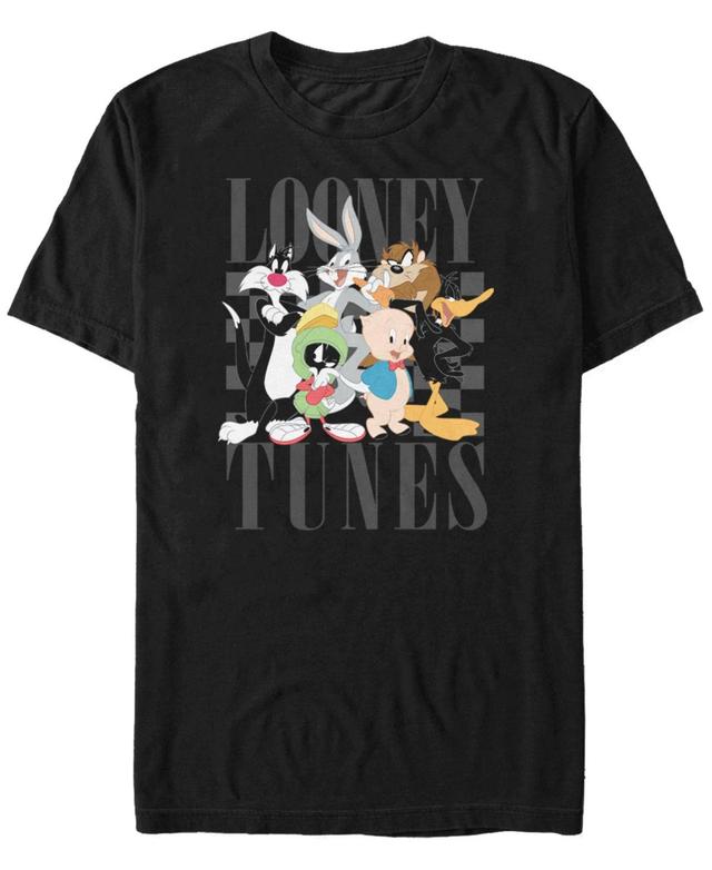 Mens Looney Tunes Nineties Groupshot Short Sleeve T-shirt Product Image