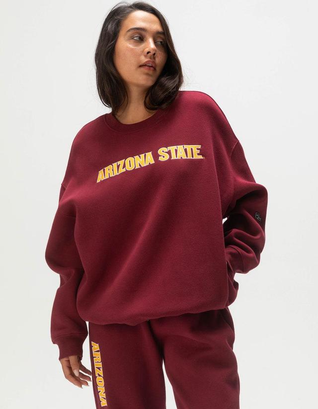 HYPE AND VICE Arizona State University Womens Crewneck Sweatshirt Product Image