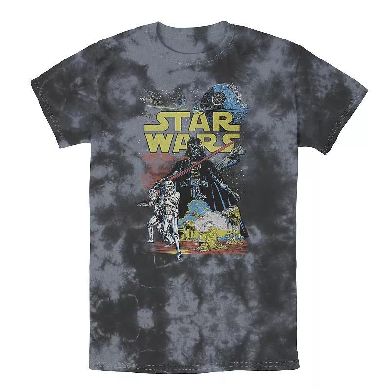 Mens Star Wars Rebel Classic Poster Tee, Boys Black Grey Product Image