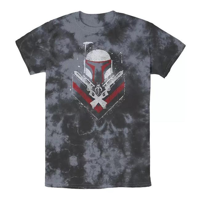 Mens Star Wars Boba Fett No Threats Only Promises Tee, Boys Black Grey Product Image