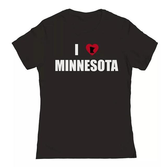 Juniors I Heart Minnesota Graphic Tee, Womens Product Image