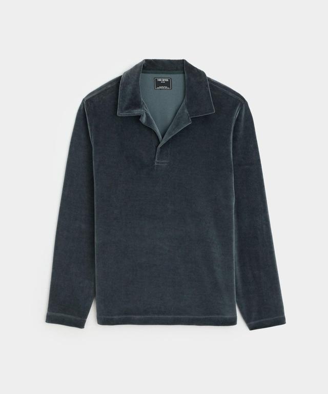 Velour Polo in Railings Product Image