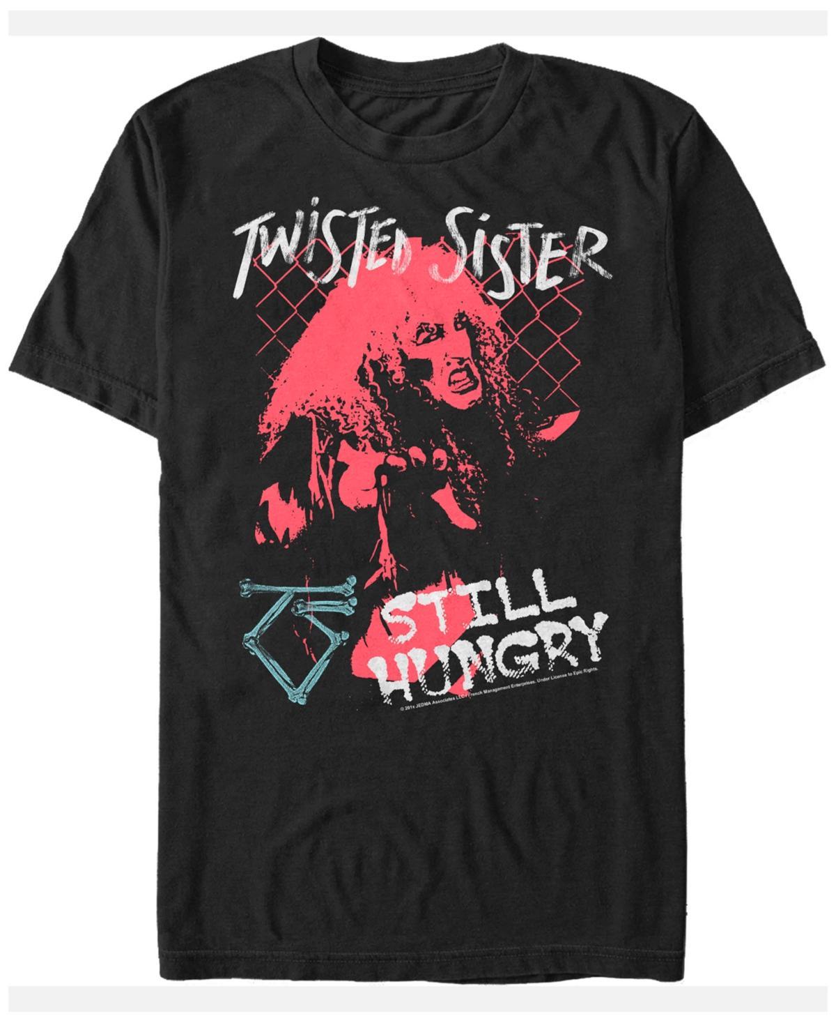 Mens Twisted Sister Dee Snider Still Hungry Red Hue Portrait Tee Product Image