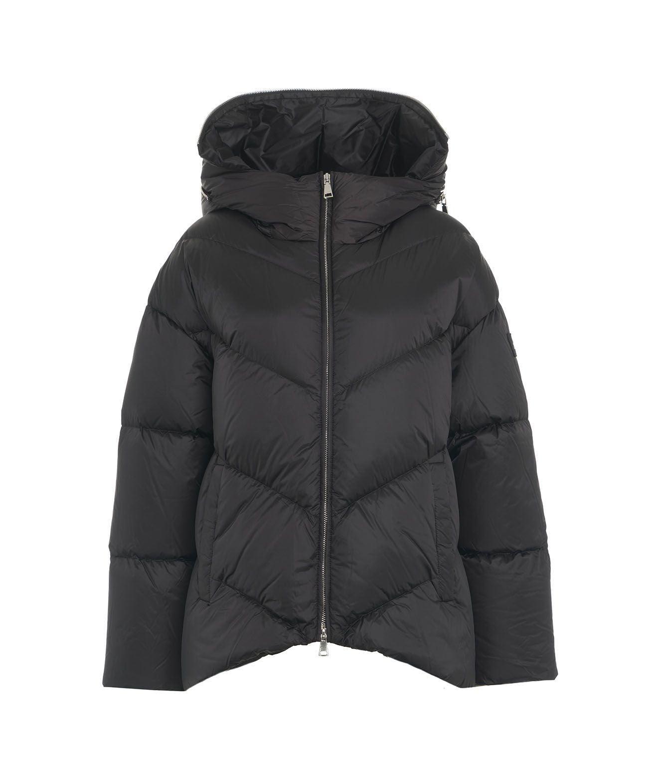 Quilted down jacket with logo details product image