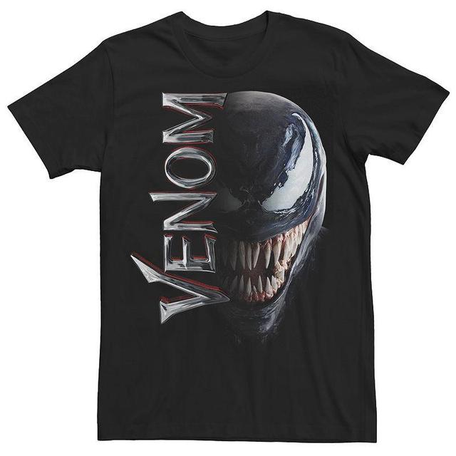 Mens Marvel Venom Split Graphic Tee Black Product Image