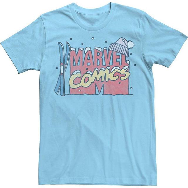 Mens Marvel Snow Marvel Logo Comic Tee Product Image