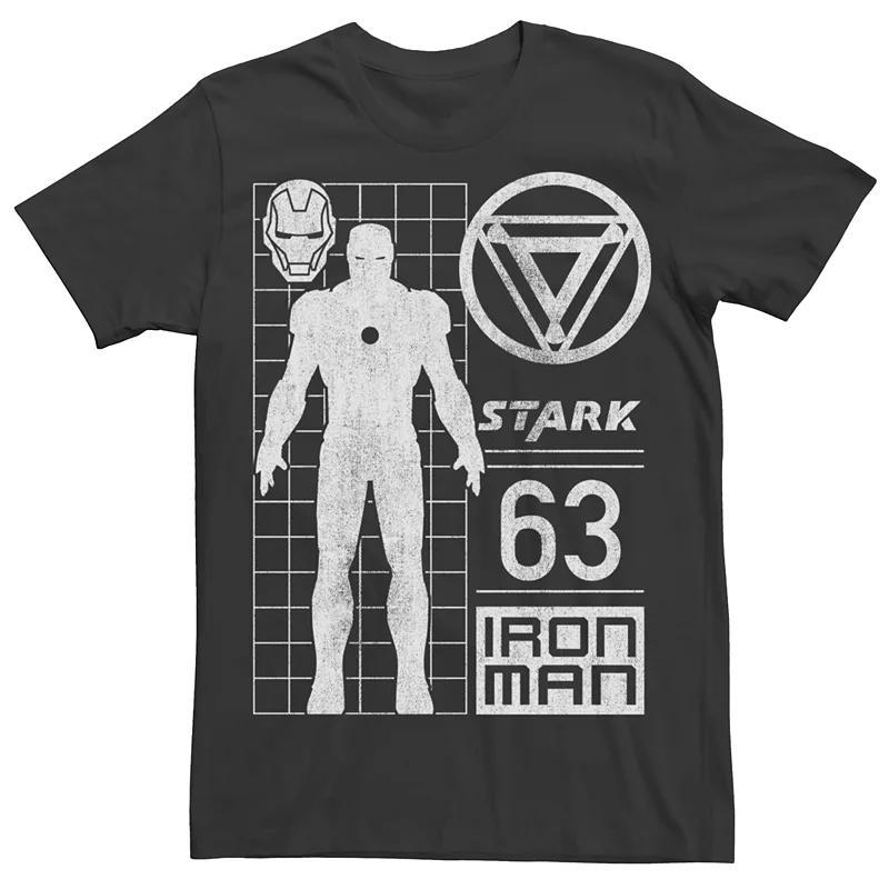 Mens Marvel Avengers Iron Man Stark Graphic Tee Product Image