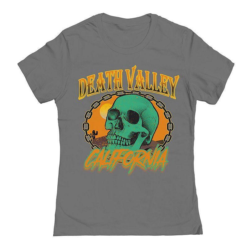 Juniors Death Valley Cali Womens Graphic Tee, Girls Grey Product Image