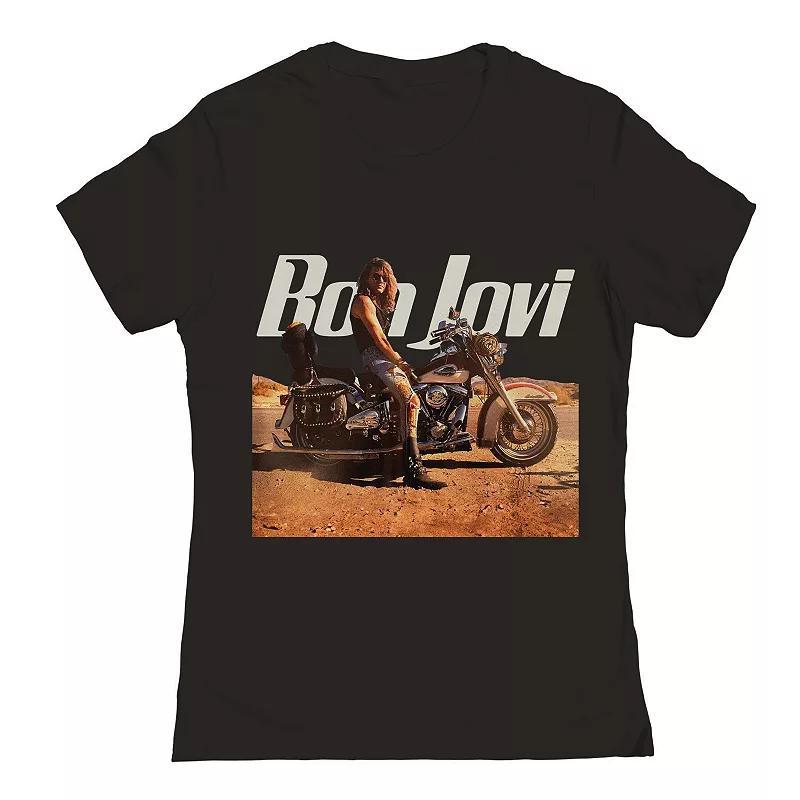 Juniors / Womens Bon Jovi Wanted Graphic Tee, Girls product image