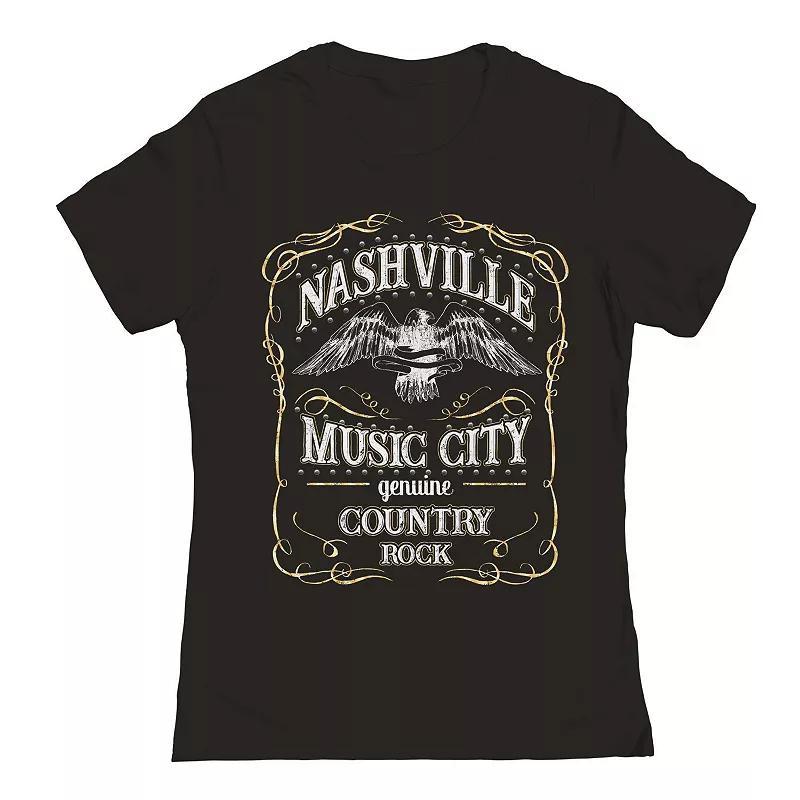 Juniors Nashville Music City Graphic Tee, Womens product image