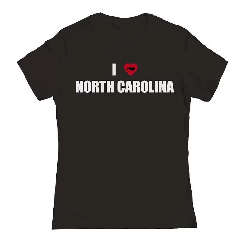 Juniors I Heart North Carolina Graphic Tee, Womens Product Image