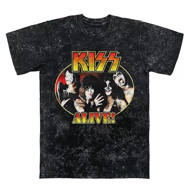 Mens Kiss Alive Vintage Graphic Tee Product Image