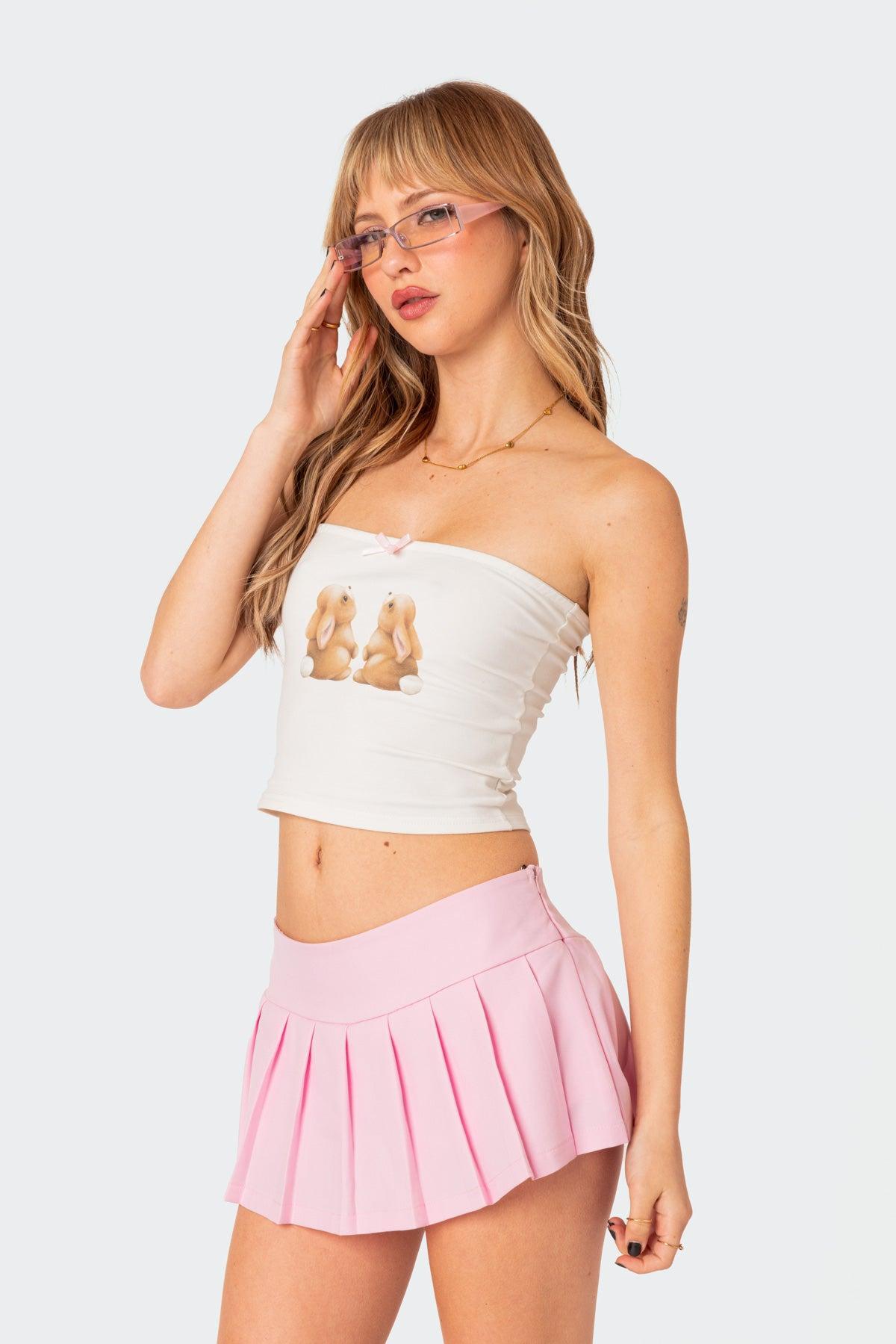 Twinning Printed Tube Top Product Image