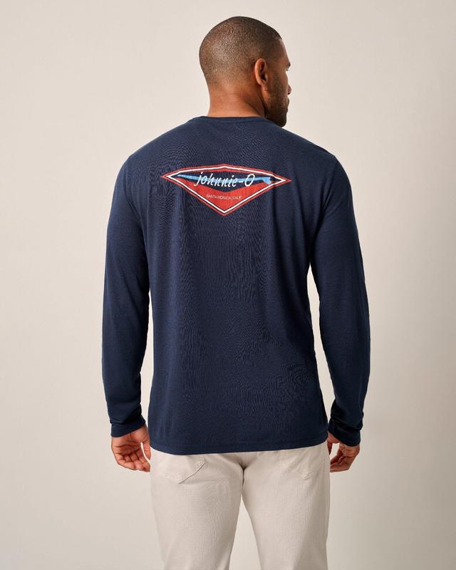 johnnie-O J-O Diamond Long Sleeve Graphic T-Shirt Product Image