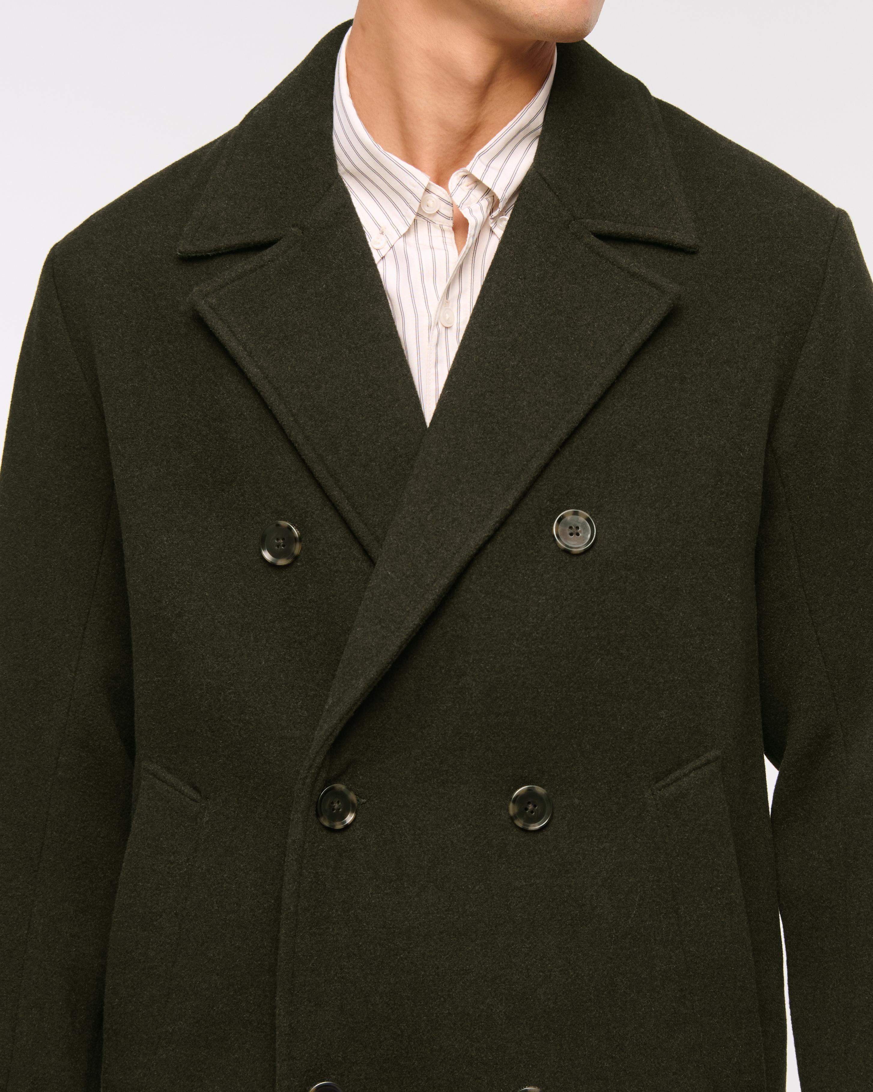 Double Breasted Long Coat Product Image